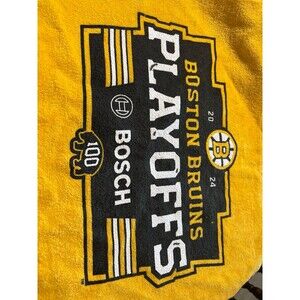 2024 Centennial Playoff Bosch Boston Bruins Rally Towel